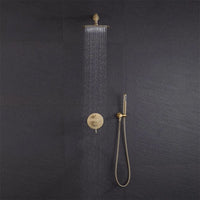 Set Doccia Da Incasso Rea Lungo Gold Matt + Box