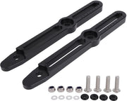 Set di regolazione del parabrezza in alluminio - Regolazione di altezza/angolo - Installazione semplice - Riduzione del rumore - Adatto per V-Strom 800DE DL800 2022-2024 - Accessorio per motocicletta