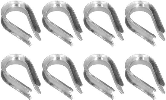 Cable Holder in Acciaio Inossidabile - 50 Pezzi - Flessibile - Corrosione Resistente - Laccato - Klem per Cavi