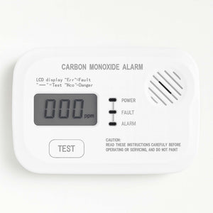 Set 80x Rilevatore monossido di carbonio con display 120 x 74 x 31 mm, allarme CO con batterie sostituibili incluse