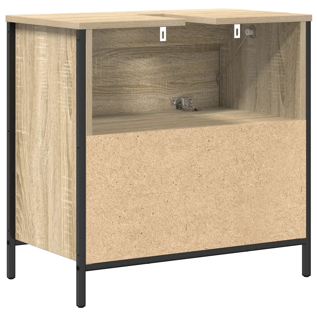 Mobile Lavabo | Armadio Lavabo da Bagno con Cassetti Rovere Sonoma 60x34,5x60 cm