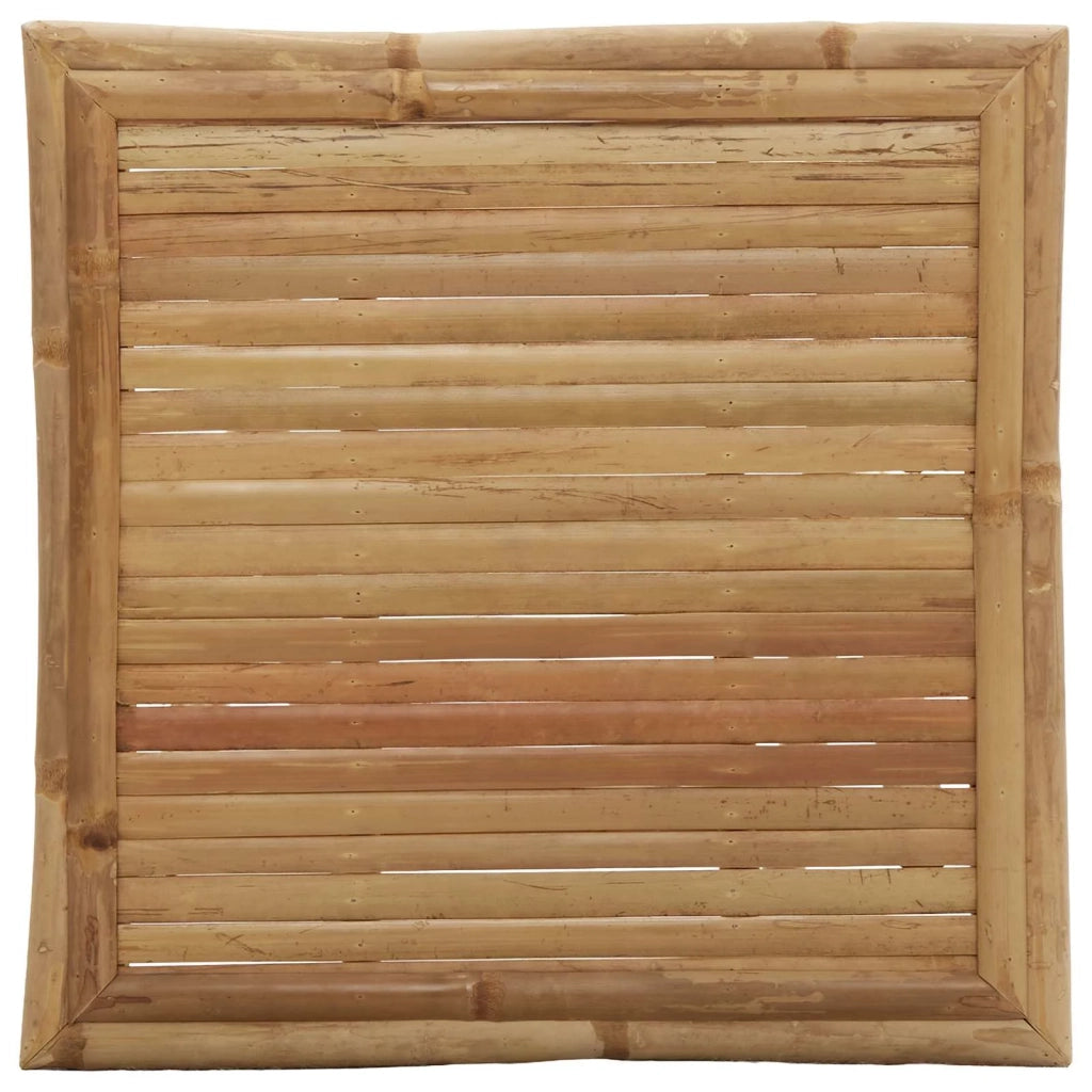 Set da pranzo da giardino pieghevole 3 pz Naturale Bambù 3468662