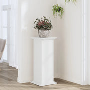 Supporto per Piante Bianco 33x33x80 cm in Legno Multistrato 852969