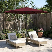 Ombrello da giardino 300 x 300 cm Poliestere Rettangolare 42036199
