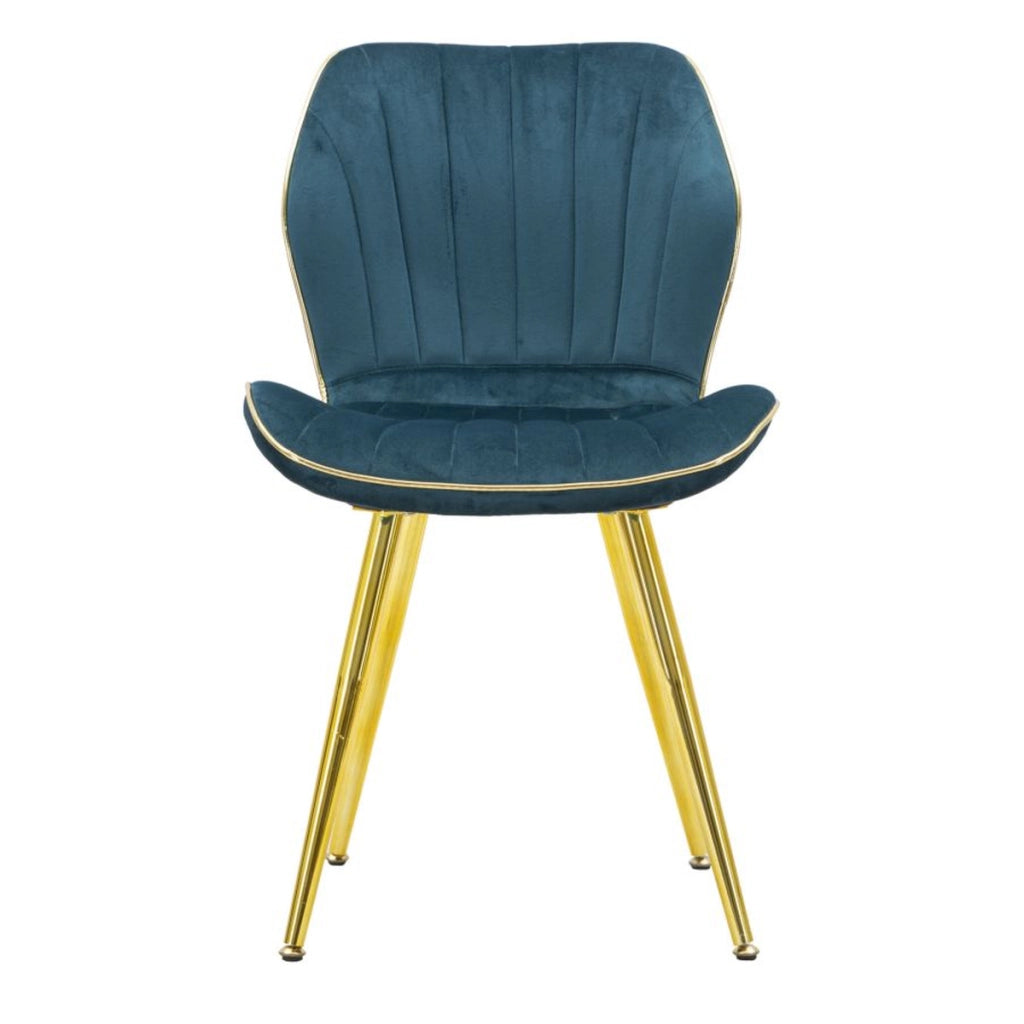 Set di 2 Sedie VKH384, Ottanio, Metallo, 46x58x77 cm