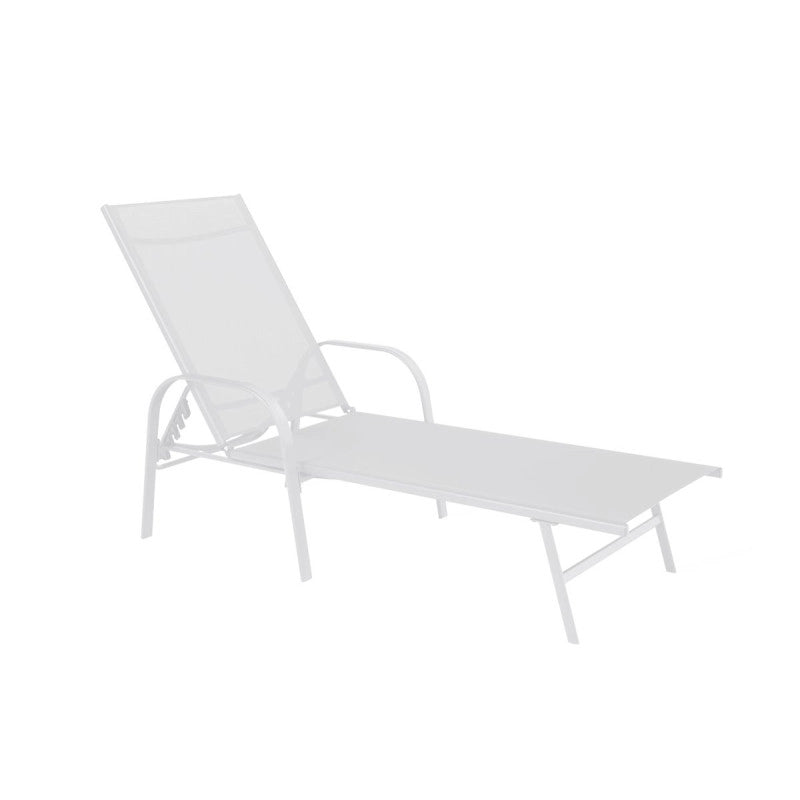 Lettino Acciaio Cm 195*69*94 Color Bianco Samo