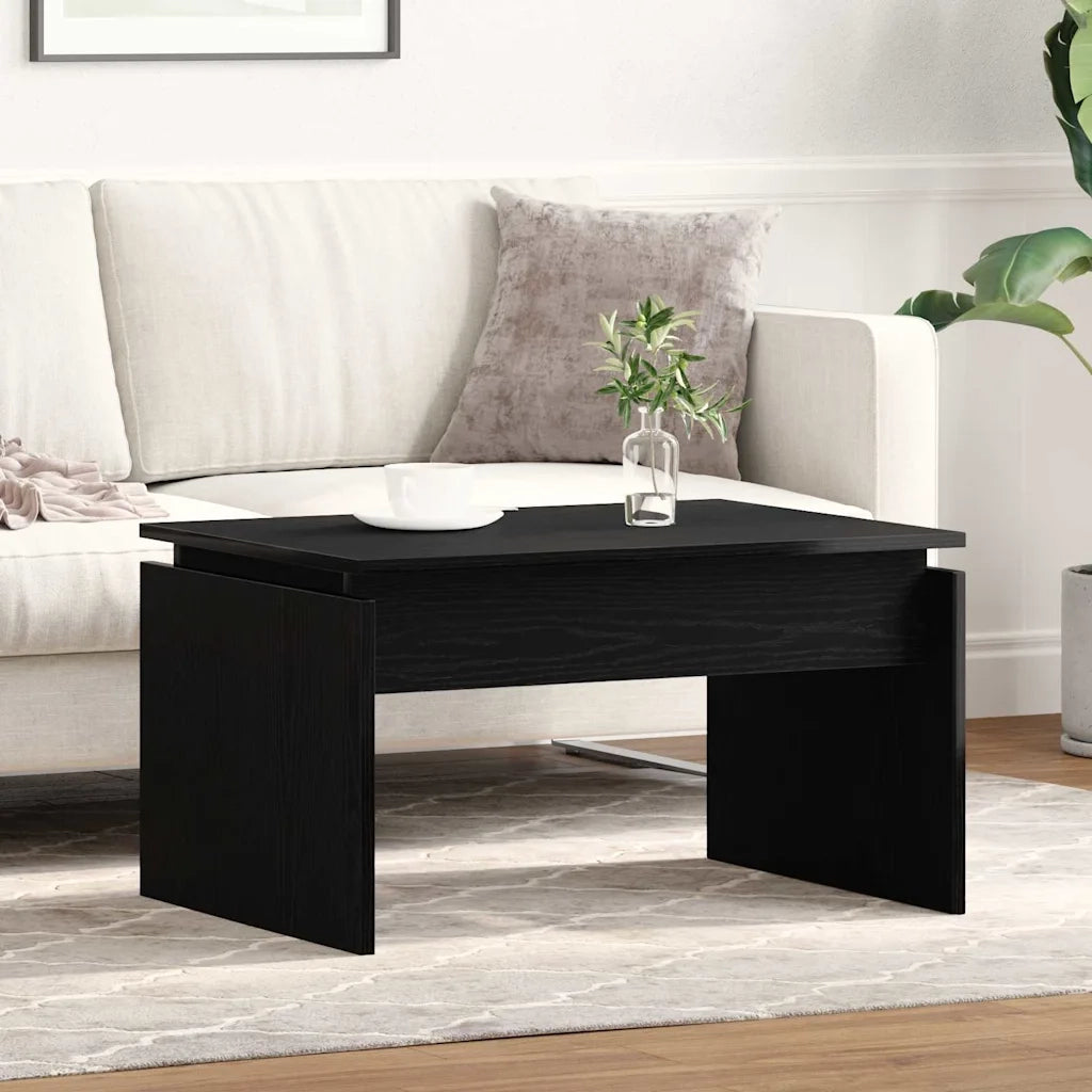 Tavolino da salotto Rovere Nero 68 x 50 x 38 cm 862663