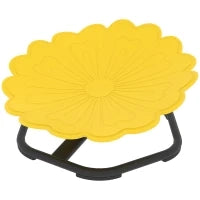 Sedia girevole sensoriale per bambini, sedile girevole per l'allenamento dell'equilibrio e della coordinazione, giallo