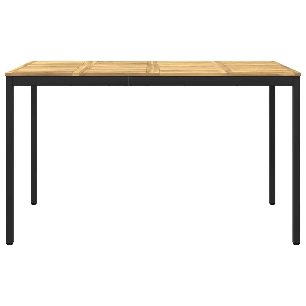 Tavolo Bar da Giardino Bianco e Nero 180 x 88,5 x 105 cm 901786
