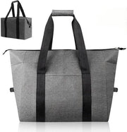 Zak da coperta portatile - 20L - Conserva cibo fresco e freddo - Ideale per campeggi e picnic - Borsa trasportabile isolata - Sacchetto impermeabile, ariostatico, fresco a congelamento - Borsa da spalla impermeabile in materiale di alluminio - 39x19x27cm