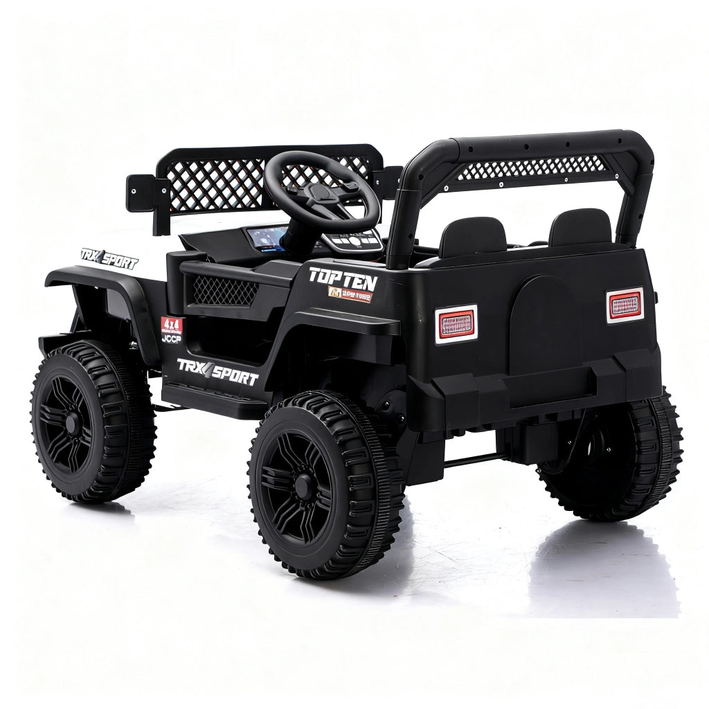 Macchina elettrica per bambini ¨C zephmum ¨C Rosso con telecomando