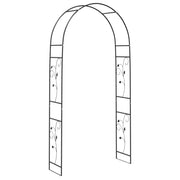Arco da Giardino Floreale Nero 115 x 37 x 231 cm CFW8466588
