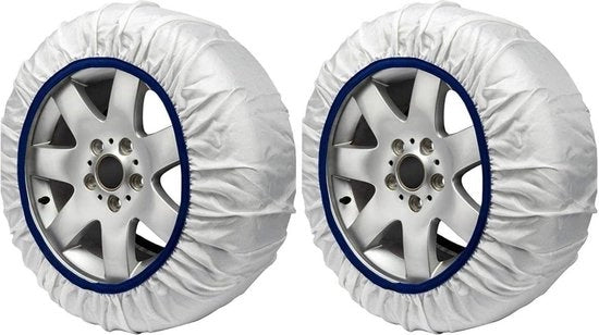 Sneeuwkettingen per textiel per auto XXL, conforme alla norma EN 16662-1
