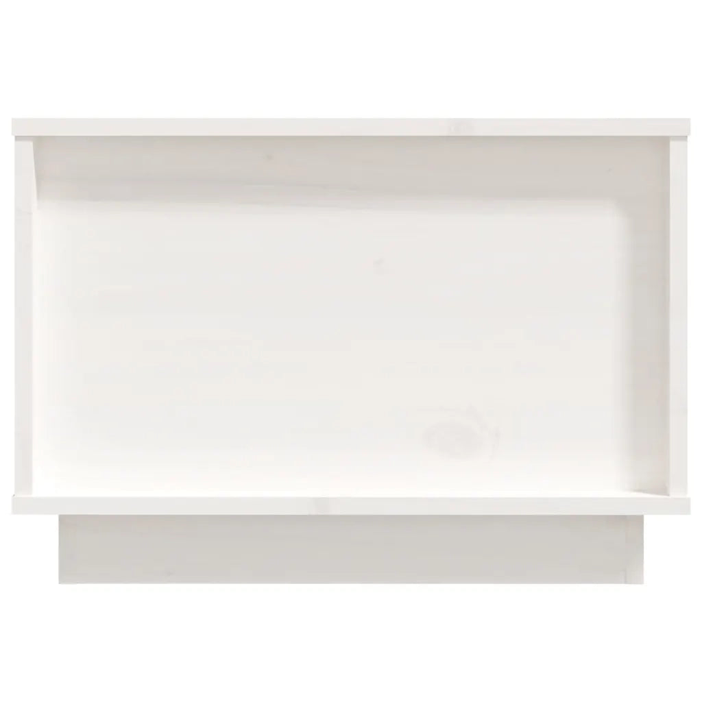 Tavolino da salotto | Tavolino da caff¨¨ | Tavolino da Soggiorno Bianco 60x50x35 cm Legno Massello di Pino