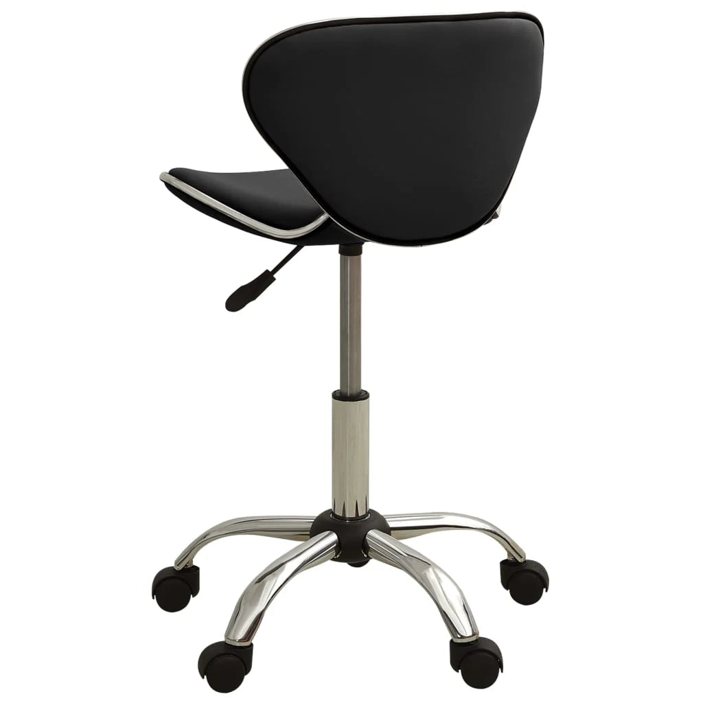 Sedia da ufficio/sedia da studio/sedia per computer in similpelle nera 02_0024041