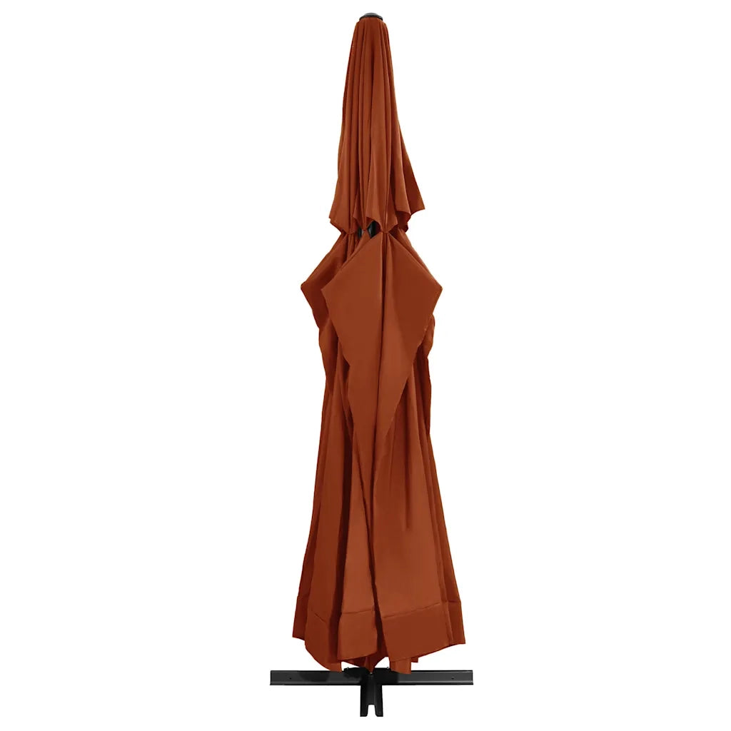 Ombrellone da Giardino Palo in Alluminio 600 cm Terracotta 47375