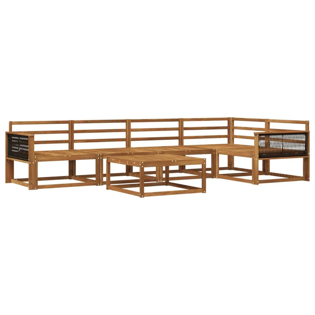 Set di divani da esterno 6 pcs Naturale 3382582
