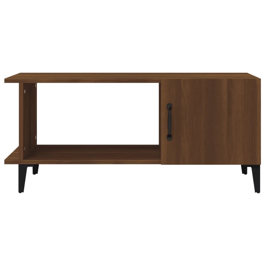Tavolino da salotto | Tavolino da caff¨¨ | Tavolino da Soggiorno Rovere Marrone 90x50x40cm Legno Multistrato