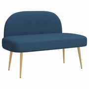 Panchina imbottita con schienale Blu 110 x 60 x 76 cm CFW1398837