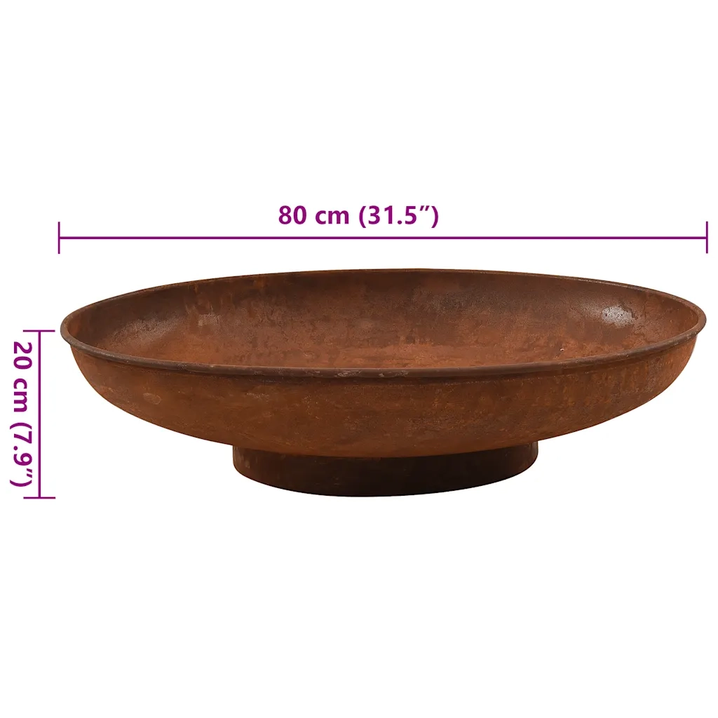 Braciere 80 cm in Acciaio cod mxl 74004