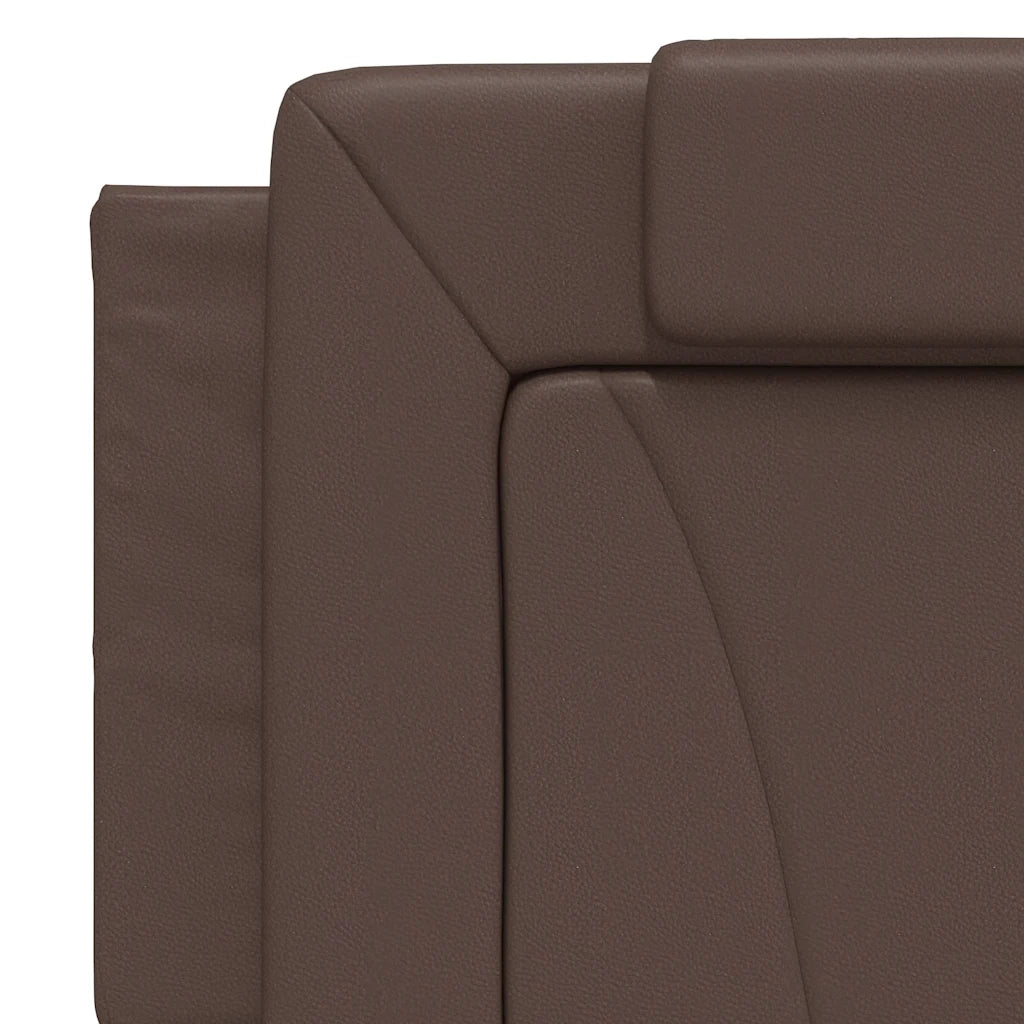 Giroletto Viana senza Materasso Marrone 160x200 cm in Similpelle 3208105