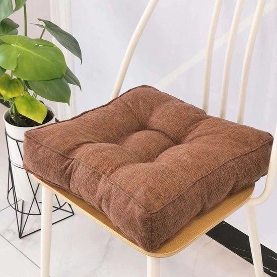 Cuscini di Comfort per Sala da Pranzo e Giardino - 45x45 / 50x50 cm, Diametro 8 cm, morbidi e lavabili