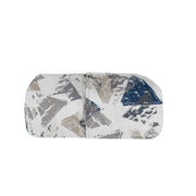 Trapuntino Double Face Singolo 100gr con Stampa in Microfibra Urban Blu