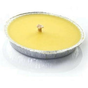 Trade Shop - Set 12 Pezzi Candela Fiaccola Citronella Ciotola In Alluminio Anti Zanzare 16 Cm -