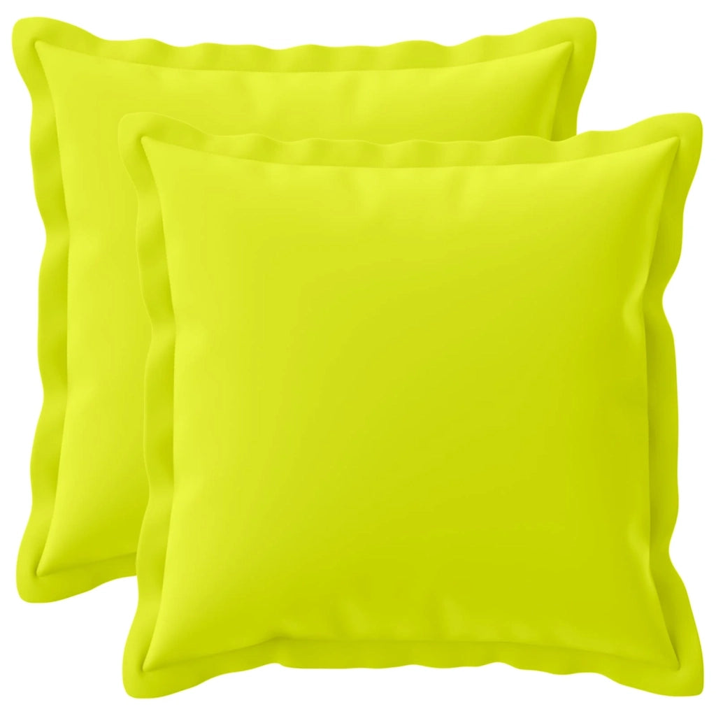 Federa 2 pcs HOUTEN Verde brillante. 30 x 30 cm Poliestere 915899