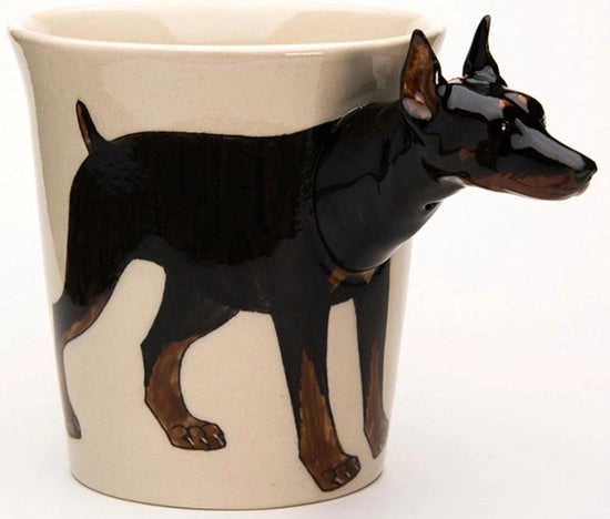 Tazza da caffè 3D ceramica con tema animale (cane, gatto)
