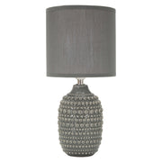 Bethel, Lampada da Tavolo Necessaria 1 Lampadina, Grigio