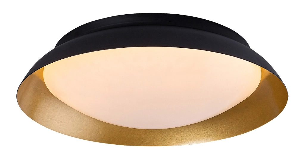 Plafoniera LED moderna tonda nero/oro Ø30 20W Rabalux