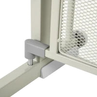 Cancellino per Cani Estensibile a Pressione con Chiusura Automatica, 75-103x76 cm, Grigio