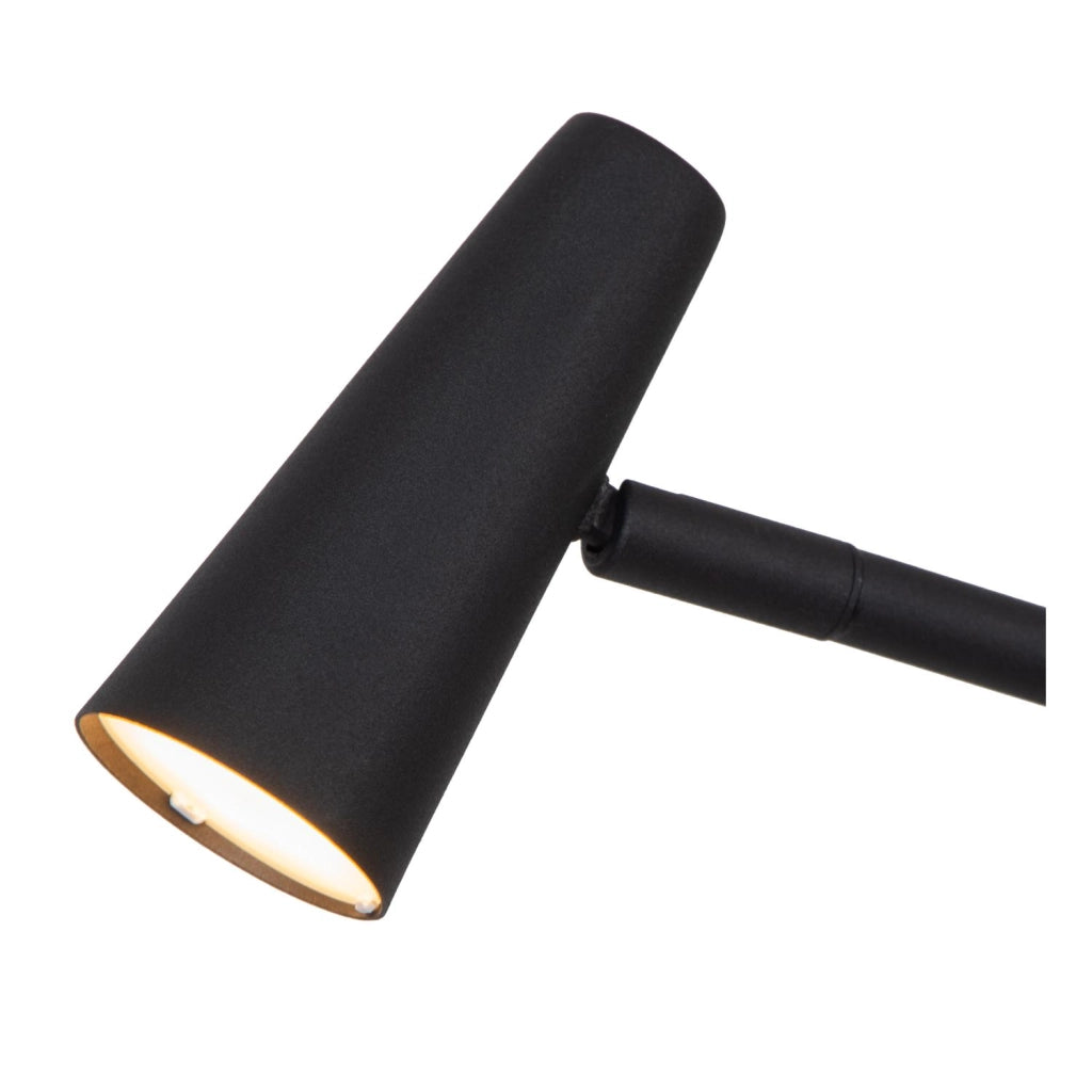 Lampada da terra nera LED 3W senza fili STIRLING Lucide