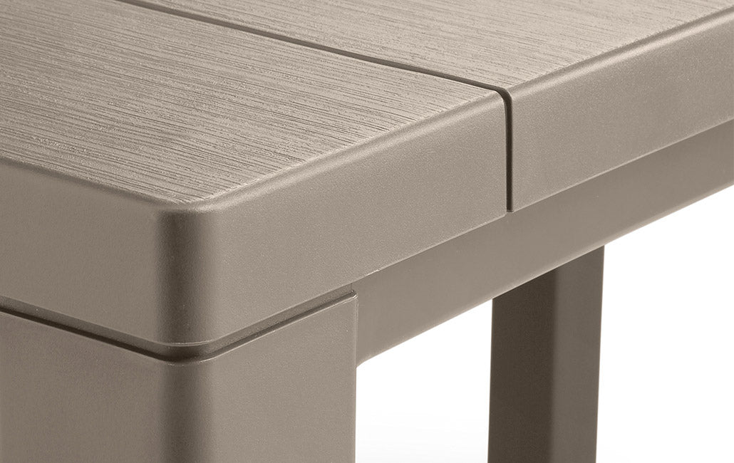 Tavolo Doppio da Giardino 295x90x74,5 cm in Resina Keter Kulie Double Cappuccino