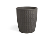 Vaso TYLE rotondo in resina 80 cm - arredo moderno giardino fioriera Colore: Antracite