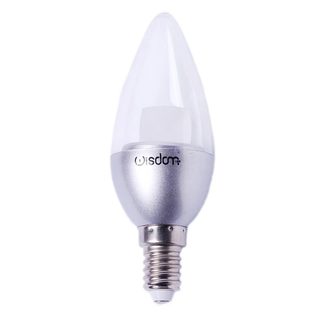 Trade Shop - Lampadina Led A Candela Con Attacco Piccolo E14 Da 4w Luce Freddo Naturale Caldo -