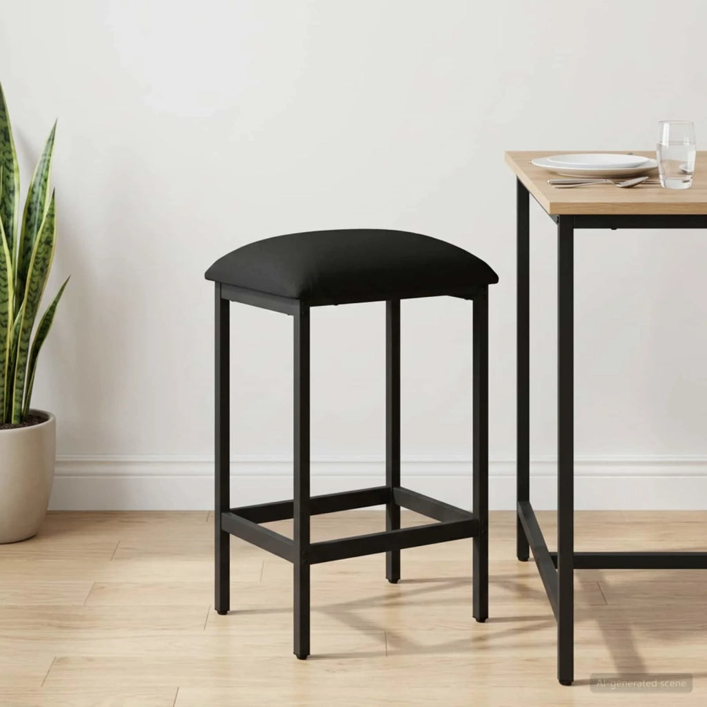 Sgabello da bar Nero 40 x 32 x 64 cm Legno ingegnerizzato 8006161