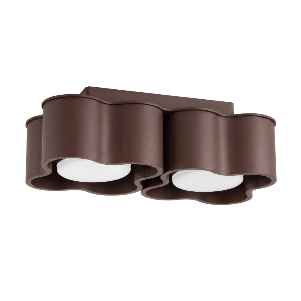 Plafoniera OVIO 2 marrone Gx53