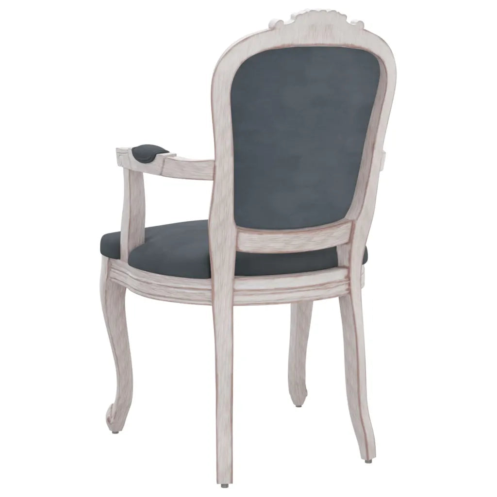 Sedie da Pranzo 2 pz Grigio Scuro 62x59,5x100,5 cm Velluto 344468