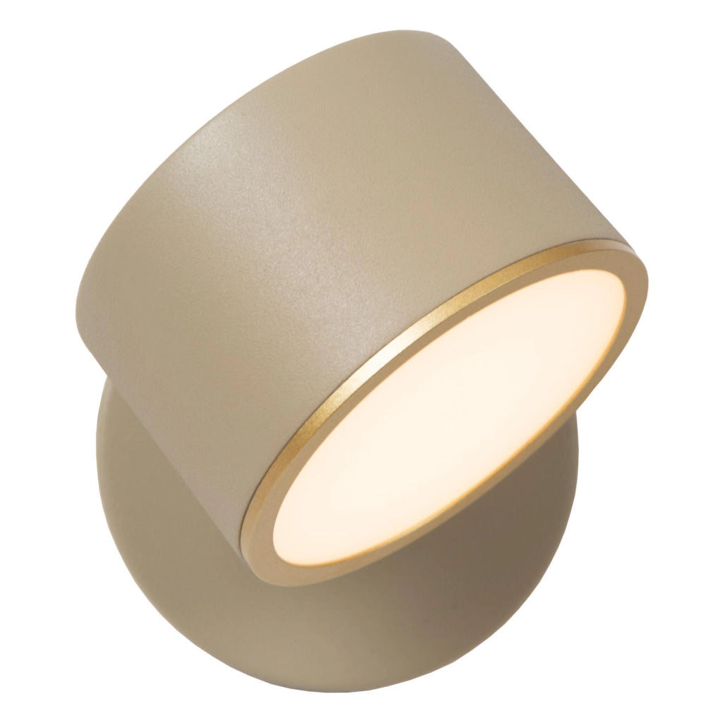 Applique da parete LED orientabile taupe GIAN Lucide