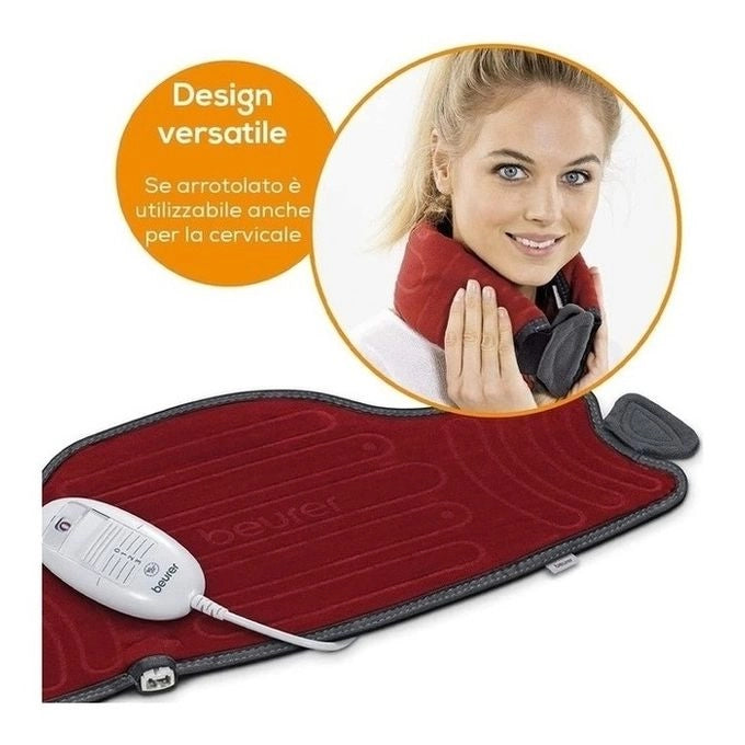 Beurer HK 55 Easyfix Termoforo Multifunzione per Addome, Schiena, Articolazioni e Cervicale, fissaggio semplice con cinturino elastico, lavabile in lavatrice a 30°