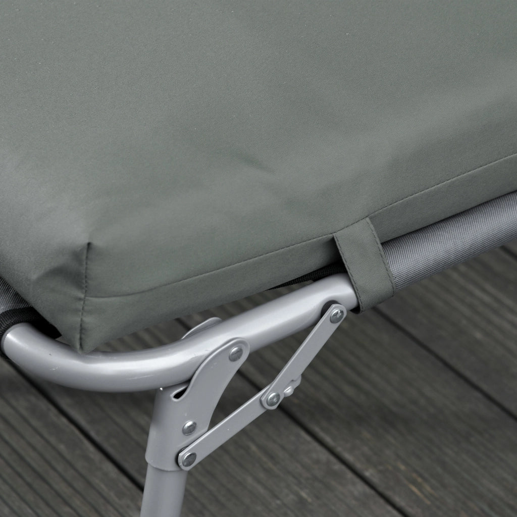 Cuscini per Chaise Longue ¨C zephmum ¨C Grigio scuro 196x55 cm