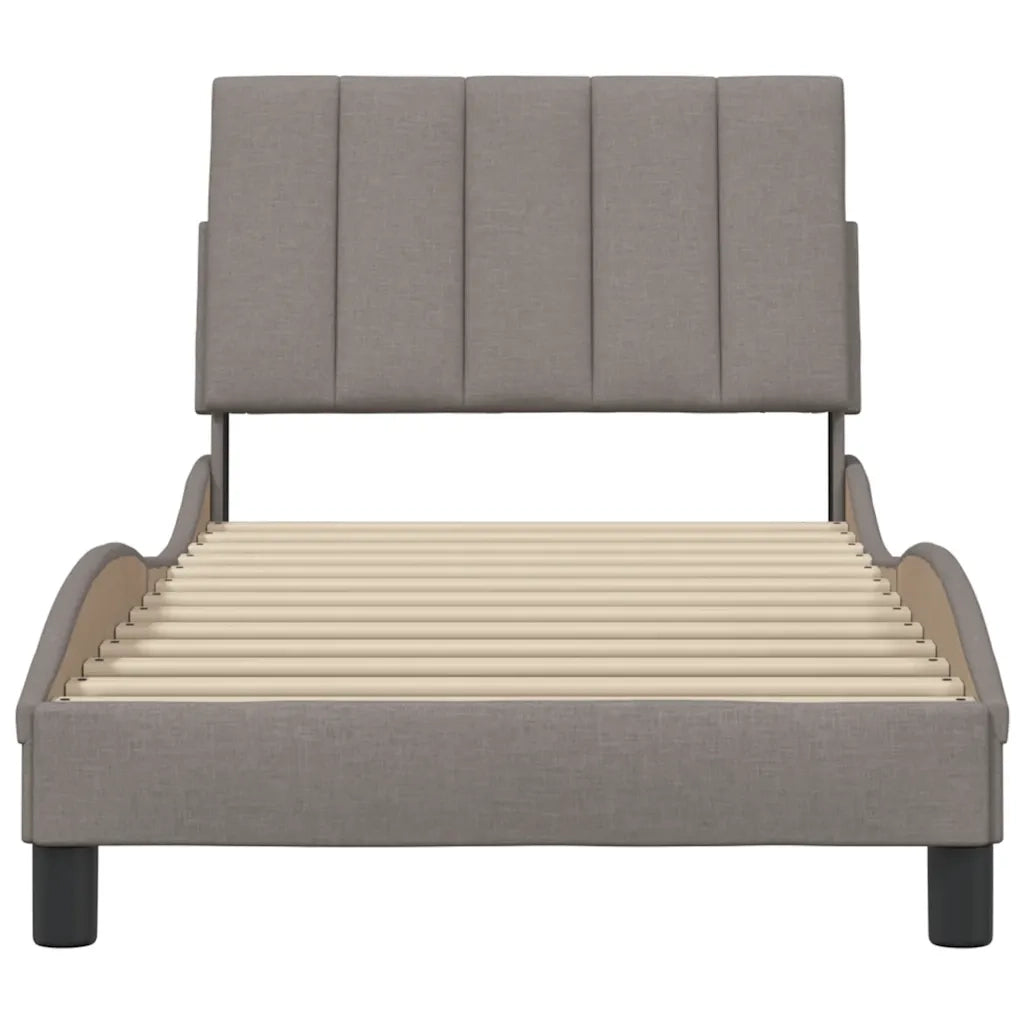 Giroletto senza Materasso Hanko Tortora 90x200 cm Tessuto