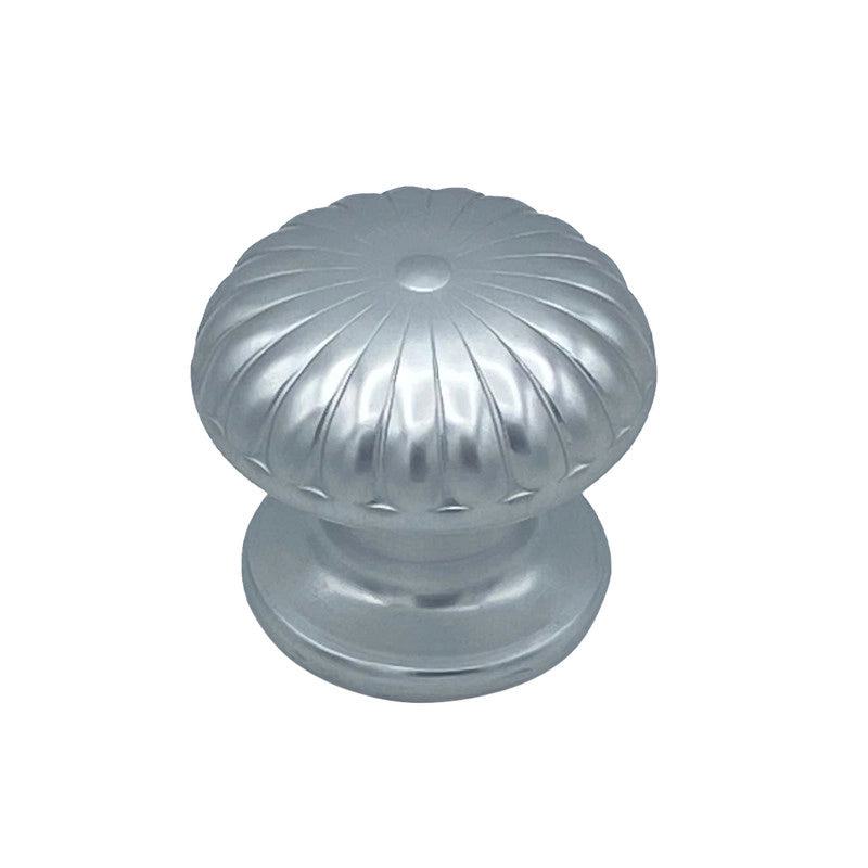 Pomolo fisso per porta SAGUATTI 161/60AB in alluminio argento lucido