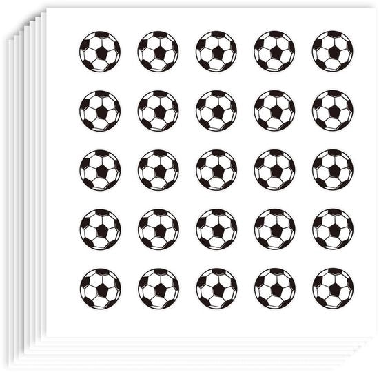 Sticker da football 500 pezzi - Adesivo autoattacco - Album da incollare - Attività ludica - Decorazione per feste - Borsa regalo con sigillo - Sticker autoadesivi