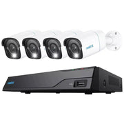 Reolink NVS8-5MB4 Kit Videosorveglianza PoE 8 Canali 4 Telecamere Bullet 5MP HDD 2TB PS2KB02-8