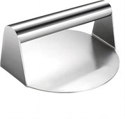 Griglia a Hamburger - Acciaio Inossidabile 304 - Diametro 14cm - Per Piani di Cottura Piani - Distribuzione Uniforme del Calore - Facile da Pulire - Accessorio BBQ