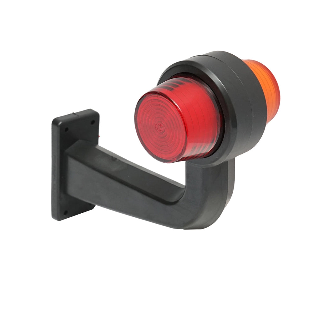 Set di luci di posizione laterali a LED con braccio 12-24V, giallo-rosso FR0158 Breckner Germany