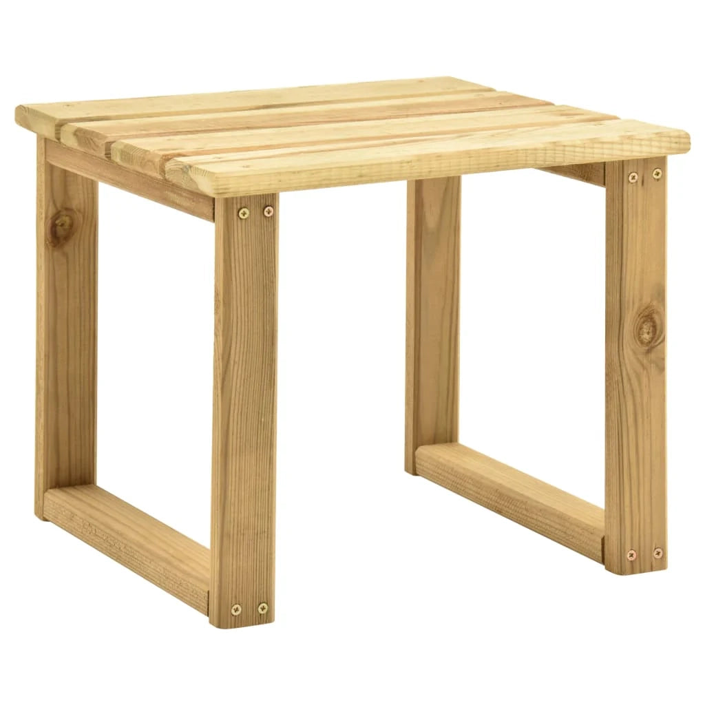 Lettino prendisole sedia a sdraio lettino prendisole letto da giardino mobili da esterno per patio 200 cm con tavolo e cuscino pino impregnato 02_0012688
